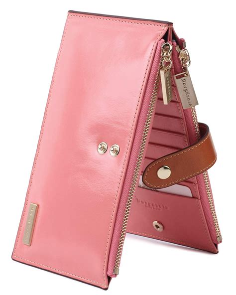 Besides good quality brands, you'll also find plenty of discounts when you shop for best credit card wallet during big sales. Borgasets RFID Blocking Women's Genuine Leather Wallet Credit Card Holder Zipper Purse Blue at ...