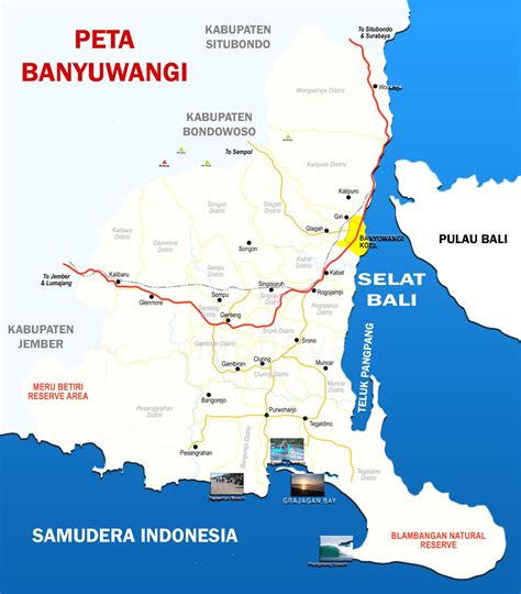 Peta Kabupaten Banyuwangi Lengkap Kecamatan Sejarah Nasional Dan Dunia