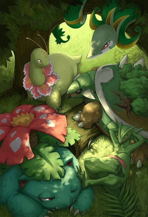 Grass Types Pokemon Pinterest