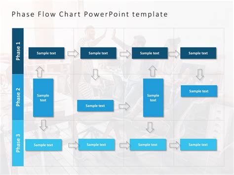 Phase Flow Chart Horizontal Flow Chart Powerpoint Powerpoint Slide
