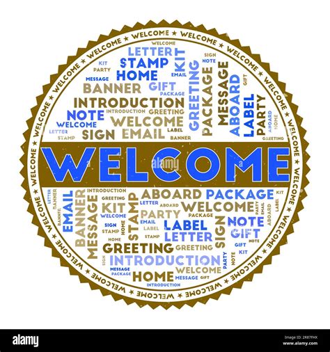 Welcome Word Image Welcome Concept With Word Clouds And Round Text