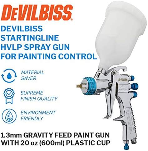 Devilbiss Startingline Hvlp Spray Gun For Painting Control Mm