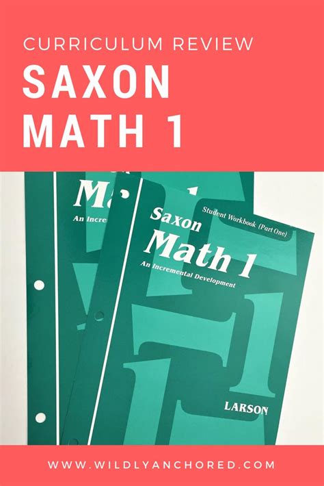 Review Saxon Math Grade 1 Curriculum Wildly Anchored Faith