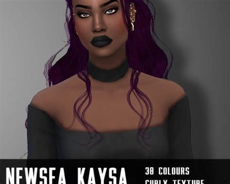 Newseas Kaysa Hair Edit Sims 4 Hair