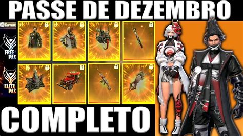 Passe De Elite Dezembro 2020 Free Fire Completo Passe Caminho Da