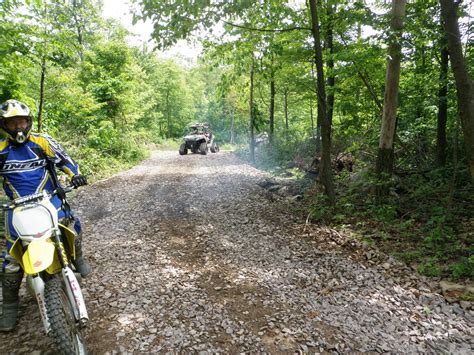 Motocross Meadow Mountain Trail System Grantsville Maryland Usa