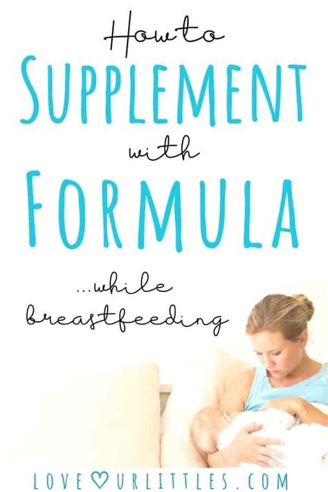 The Definitive Guide On How To Supplement With Formula Breastfeeding