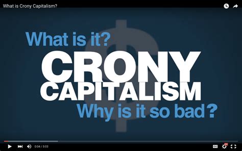 Crony Capitalism Explained