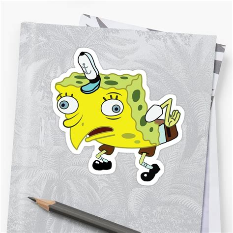 Sponge Stickers By Marchiemadness Redbubble