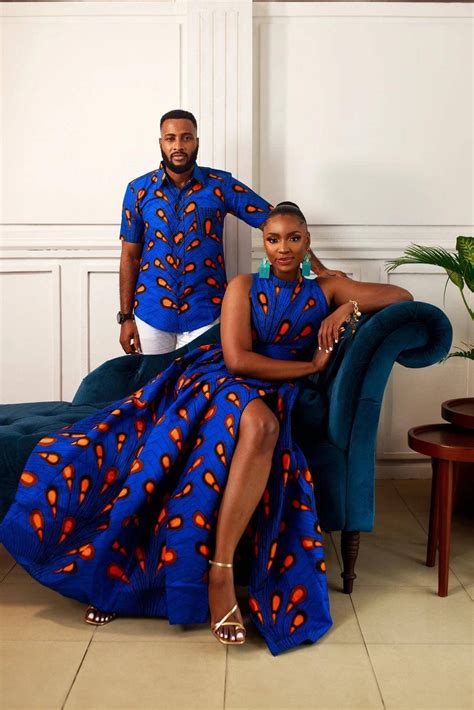 Couples Matching African Outfits Couples Ankara Matching Set Etsy