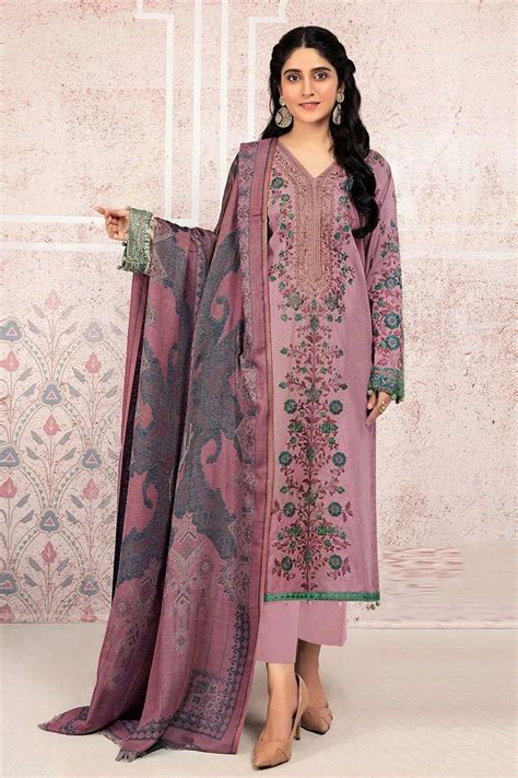 Mariab 3pcs Embroidered Summer Lawn Collection 2024 Mb 336a Ladies Shop