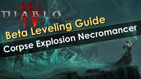 Diablo 4 Beta Necromancer Leveling Guide - Unfathomable Power - YouTube