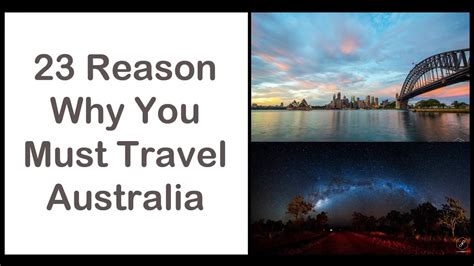 23 Reasons Why You Must Visit Australia Before You Die Youtube