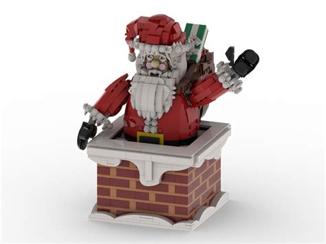 Lego Moc Lego Christmas Santa Claus By Brick O Lantern Rebrickable