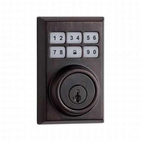 Kwikset 909 Smartcode Traditional Electronic Deadbolt Featuring