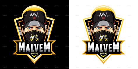 Head Mascot Logo For Gaming By Modaldesain Graphicriver