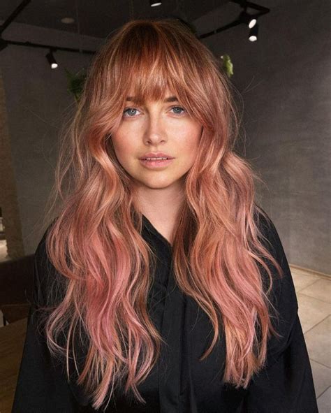 gold hair colors hair color rose gold hair color pastel summer hair color rose pink hair