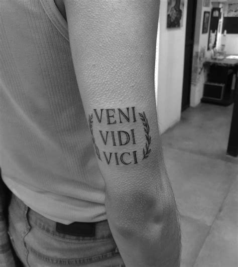 Amazing Veni Vidi Vici Tattoo Ideas That Will Blow Your Mind