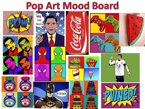 Pop Art Mood Boards De Stijl Furniture Callum Philipson