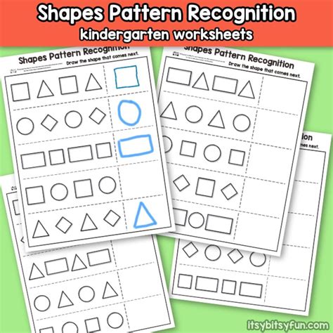 Shapes Pattern Recognition For Kindergarten Itsy Bitsy Fun