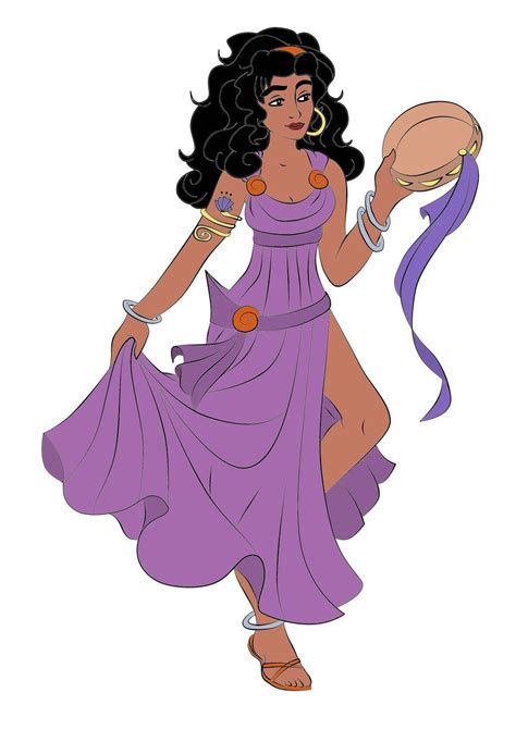 Esmeralda As Megara By Dwynwyn On Deviantart Disney Princess Villains