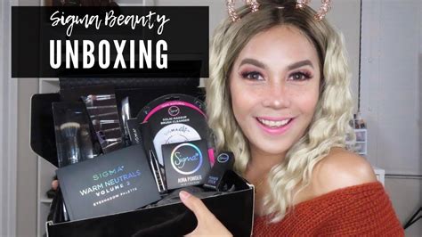 Sigma Beauty Makeup Unboxing First Pr Box Package From Sigma 2019