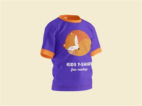 Download Free Short Sleeves Young Kid T-Shirt Mockup PSD Set - Good Mockups
