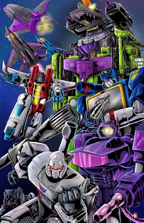 Decepticons Transformers Poster Transformers Megatron Transformers