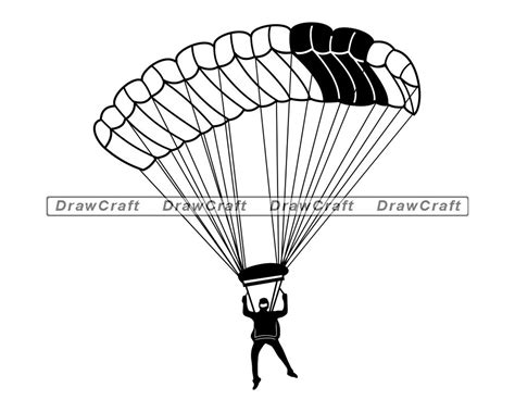 Parachute Svg Skydiving Svg Parachute Cut Files Parachute Etsy Hong Kong
