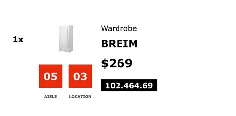We have 4 of these. 2 X IKEA BREIM Wardrobe | Secondhand.hk