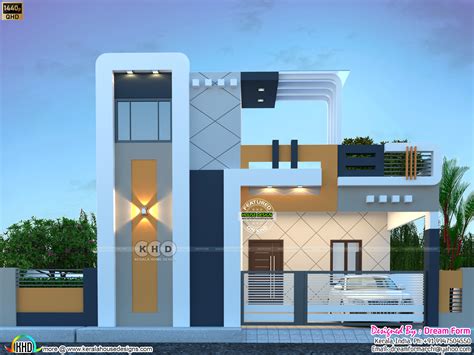 Single Floor Indian House Front Elevation Designs Photoshoot In India