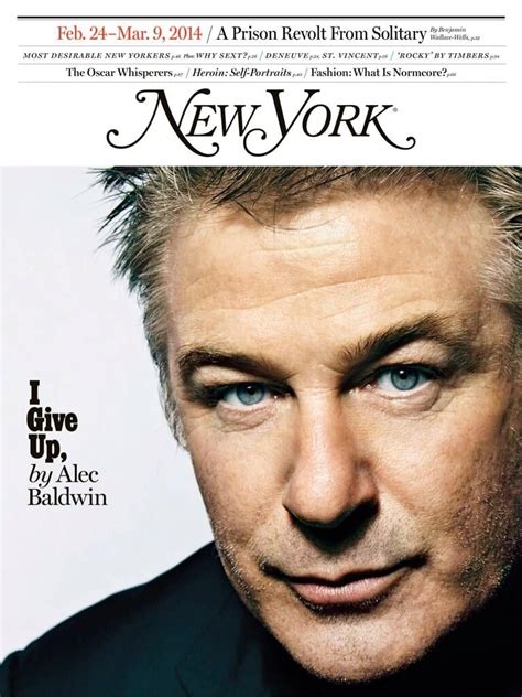 Alec Baldwin S New York Magazine Essay Popsugar Celebrity