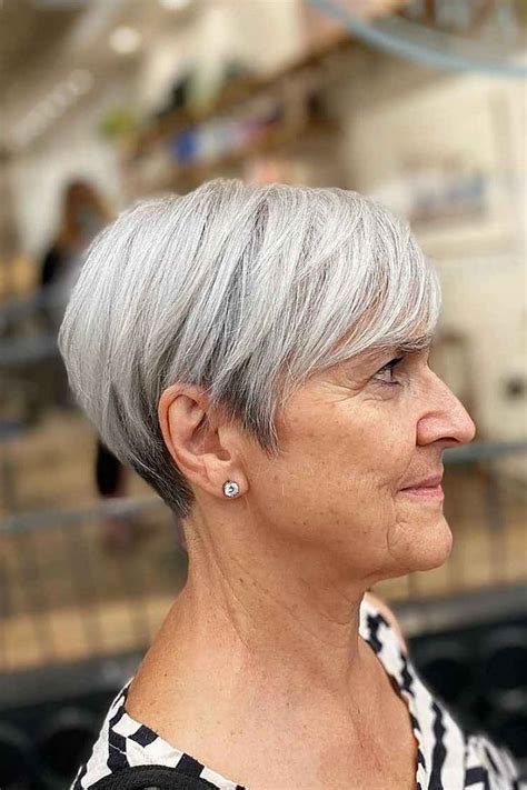 Wash And Wear Pixie For Senior Women Past 60 Haircuts For Over 60 Bob