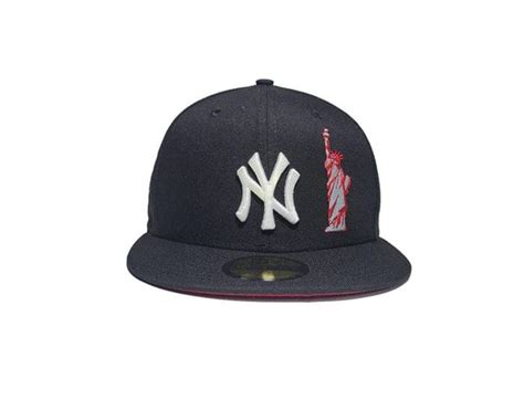 New York Yankees Statue Of Liberty World Series Fifty Fitted Hat