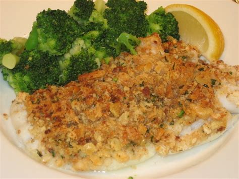 Baked Cod With Ritz Cracker Topping Baked Haddock Haddock Recipes