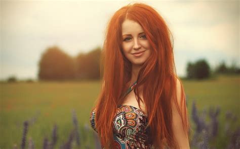 Hintergrundbilder Sonnenlicht Frau Rothaarige Modell Portr T Lange Haare Rot