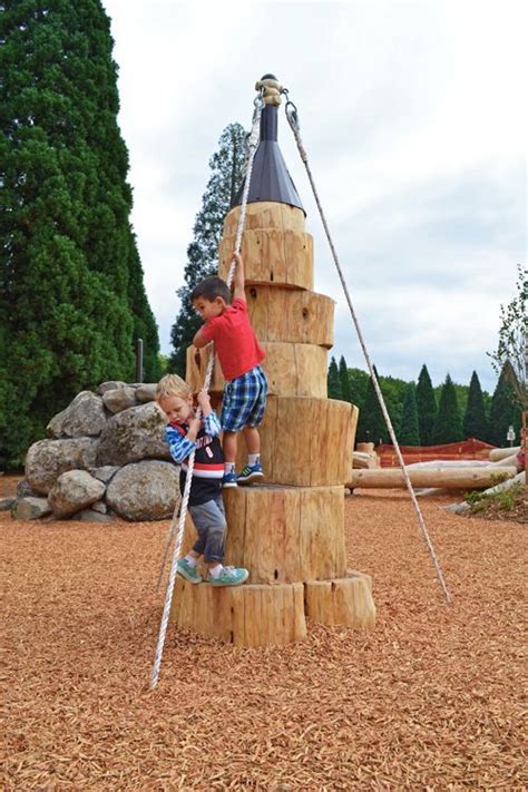 Image Result For Climbing Logs Kids Natural Playground Playground