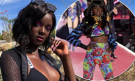 Victoria S Secret Model Duckie Thot Flaunts Her Figure In A Christian