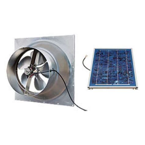 10 Watt Gable Solar Attic Fan By Natural Light Energy Systems
