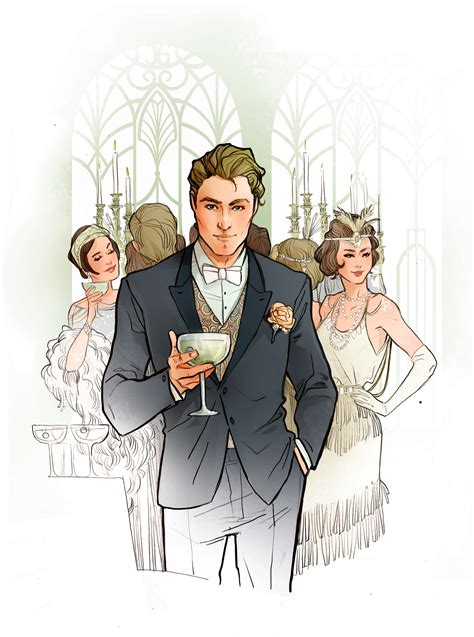 The Great Gatsby Personal Illustrations On Behance