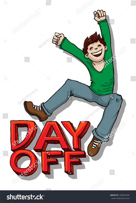 Happy Jump Day Off Sign Vector Stock Vector 158452439 Shutterstock