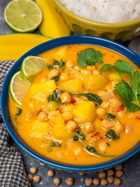 Thai Mango Curry With Chickpeas Vegan Cocotte