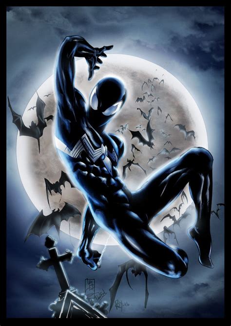 Symbiote Spider Man Re Colored Marvel Spiderman Art Symbiote