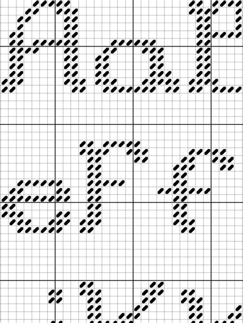 Easy Cross Stitch Alphabet Full Alphabet Cross Stitch Pattern Etsy