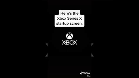 New Xbox Series X Startup Screen Youtube