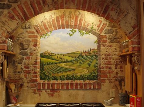 Tuscan Murals Related Keywords And Suggestions Tuscan Murals Long