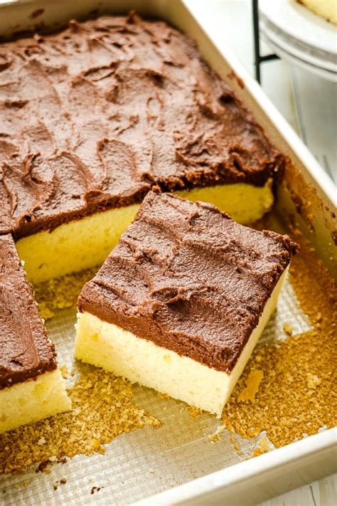 Buttermilk Sheet Cake The Best Yellow Cake With Chocolate Frosting