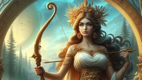 Artemis Goddess Of The Hunt The Moon And The Nature