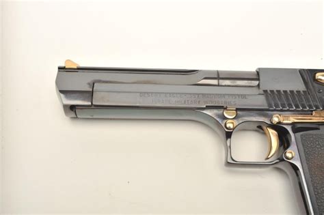 Desert Eagle Presentation Semi Automatic Pistol 357 Magnum Caliber 6” Barrel High Polish Blued