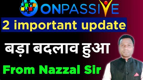 Onpassive New Update Onpassive Webinar Update O Connect Live Update